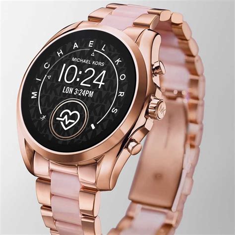 michael kors access bradshaw 2 rose gold-tone smartwatch|michael kors gen bradshaw smartwatch.